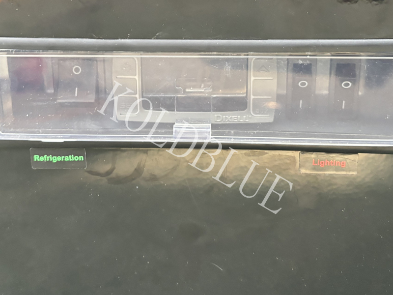 1310mm Plug-in Commercial Multideck Chiller with Glass Doors for Retail Display