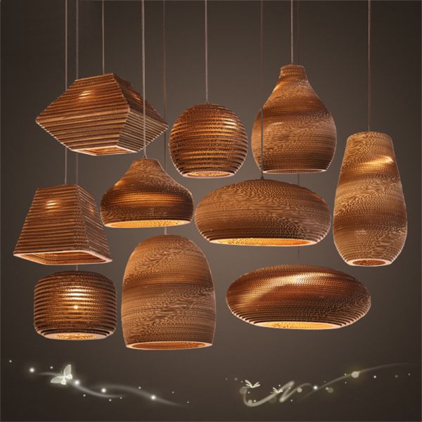 CountrySide ribbon cotton pendant light For Kitchen Bedroom Coffee Shop Lighting Fixtures (WH-WP-13)