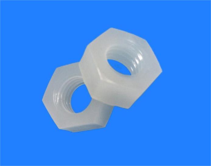 Грубая нить PVDF Hex Nut с стандартом DIN/ISO для промышленных применений