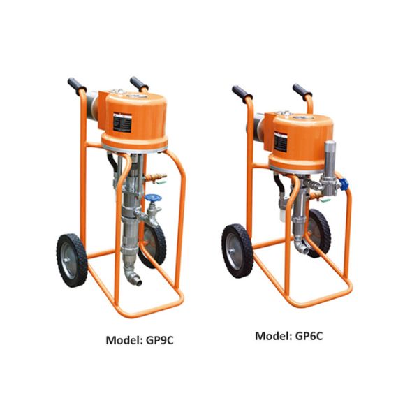 High Pressure Pneumatic Airless Paint Sprayer 20 Liters/Min 120mm Stoke Fireproofing Coating Spray Machine