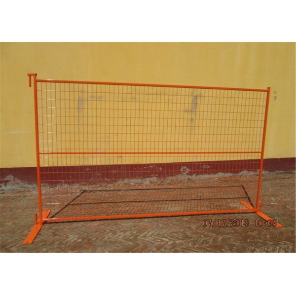 Canada standard temporary construction fencing panels H 6'/1830mm*L 9'/2740mm Mesh  3
