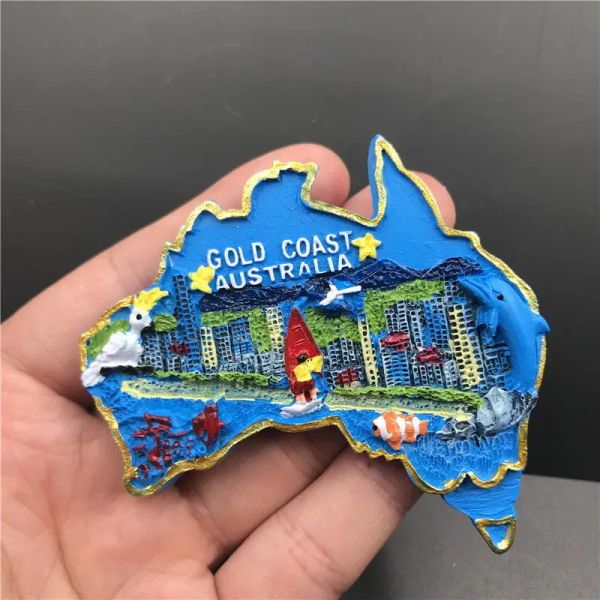 Alta Durabilidad Pedidos personalizados 3d pegatinas de nevera para el comercio minorista