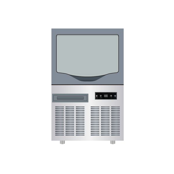 Gourmet Ice Machine with Full Stainless Steel Body, The Ultimate Ice Maker for Your Business Success Ice Guaranteed