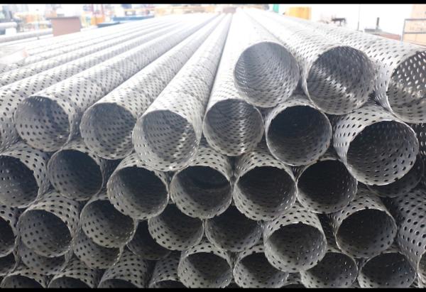 Stainless Steel Spiral Perforated Tube High Pressure For Petrolium Filtration