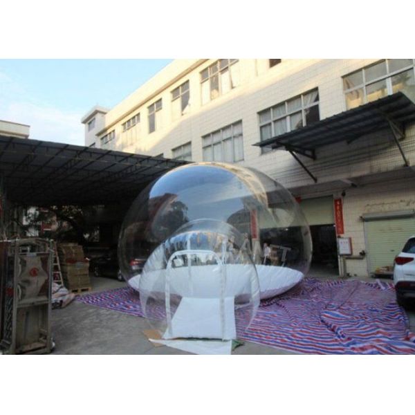 шатер пузыря 6m на открытом воздухе располагаясь лагерем ясный раздувной