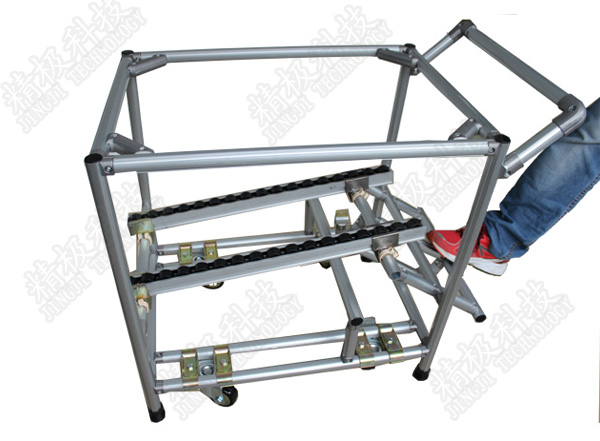 La cara doble la tubería de aluminio de 45 grados articula el AL diagonal -4 del conector del tubo del apoyo