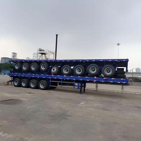 CIMC Best Quality 3-4 Axles 60t New lowbed Low Bed Semi Trailer 3 Axles 80t Lowbed Lowboy Low Flatbed Trailer For Sale