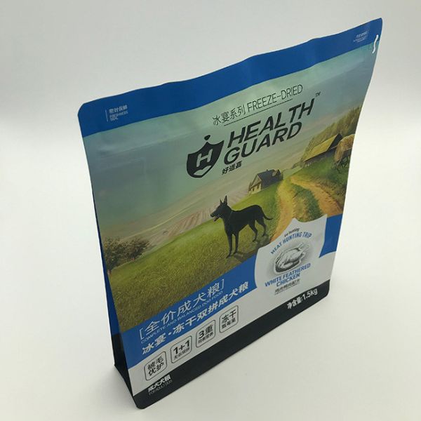 poches de nourriture imprimées par coutume en plastique de fond plat de sac d