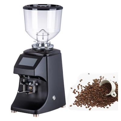 Burr Commercial Small Coffee Grinder Black 83mm Flat Burr Disc