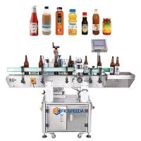 FK805 Round Bottle Labeling Machine With Date Coder For Small Jars 1935mm Length