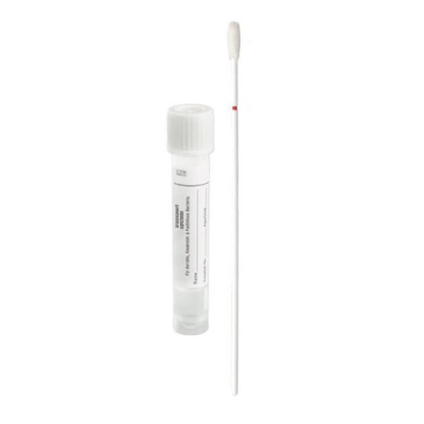 Embalagem individual 1 ml de esfregaço nasofaringeal de nylon flocado para precisão e conforto
