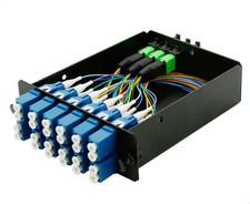 Full Loaded 29x127x129mm MPO Cassette For 10G/40G/100G Ethernet And Data Center