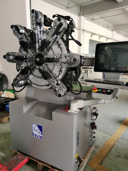 Multifunction CNC 0.3 - 2.5mm Wire Forming Spring Making Machine With Servo Motor