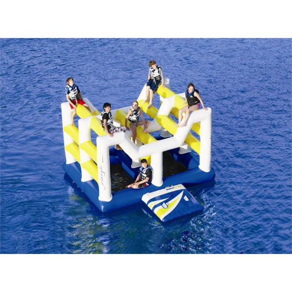 Giant commercial inflatable water park floating island Inflatable aqua park