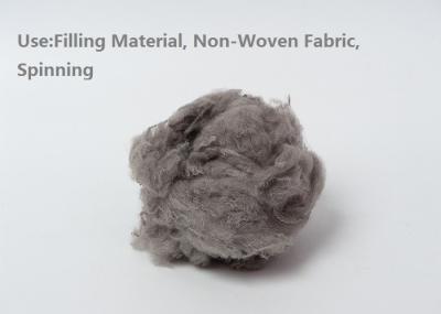 Premium Grey Polyester Raw Material Dyed Recycled Polyester Staple Fiber ISO9001