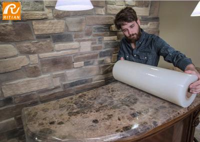 Anti Debris Construction Marble Protective Film Adhesive Marble Countertop Protection Film