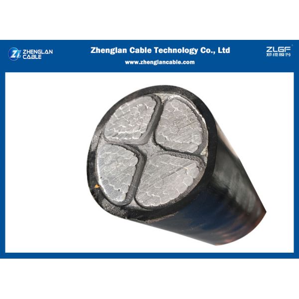 1.1kv NAYY Al-Pvc-Pvc Aluminum LV Low Voltage Power Cable Unarmored 3x50+1x25mm2