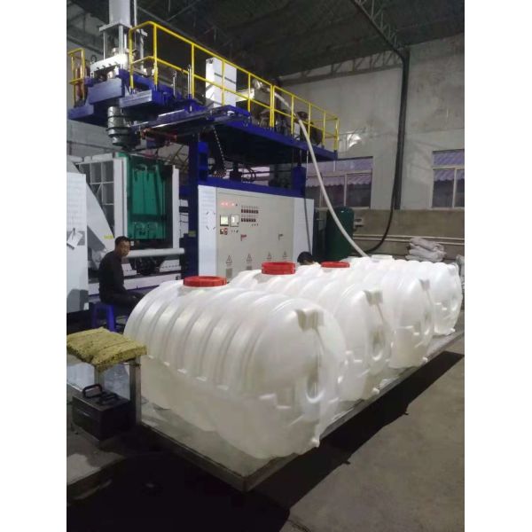 200-1000l Water Tank Blow Moulding Machine with MOOG 200point Parison Control and Aluminum Mould in Blue/Yellow/White/Orange