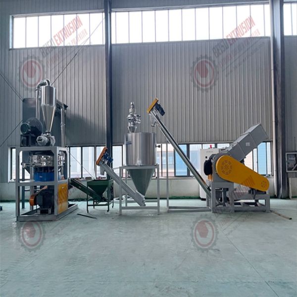 Automatic plastic waste crusher machine SPC PVC WPC Flooring Grinding Milling Manufacturer In US