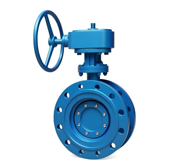 2in48in Large Caliber WCB SS304/316 Flange Hard Seal Double Flange Triple Offset Butterfly Valve with Gearbox Professional Valve