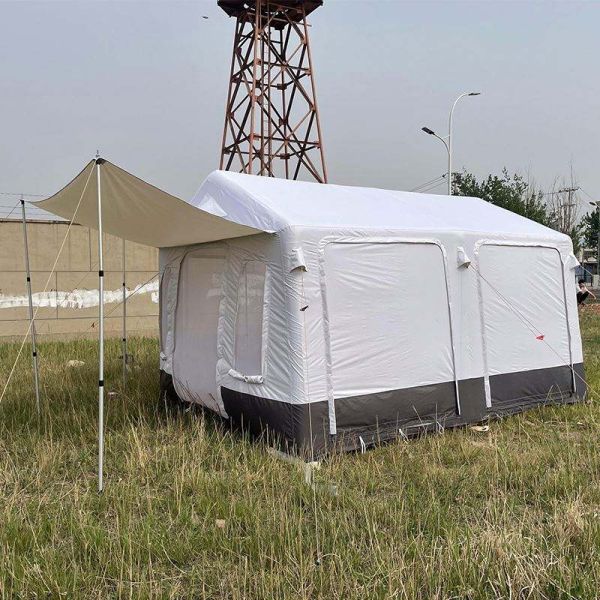 Precio mayorista de fábrica carpa de túnel inflable impermeable carpa de fiesta ligera inflable