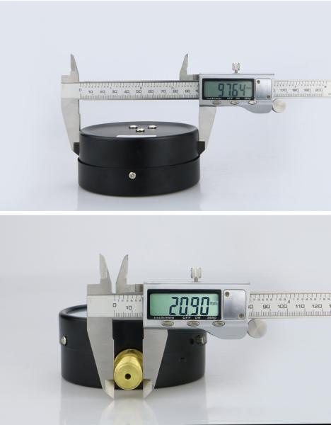 1.6% Water Gas Low Pressure Manometer 4 Inch Air Hydraulic Pressure Gauge for Market