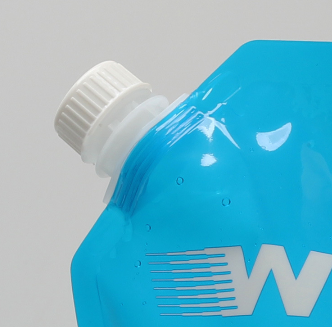 Голубые изготовленные на заказ мешки 4L 5L напитка крупноразмерные стоят вверх мешки для жидкостей