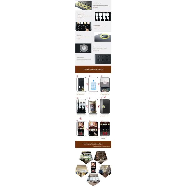 Restaurant Coffee Machine 40S Automatic Espresso Coffee Maker with Electric Power Source