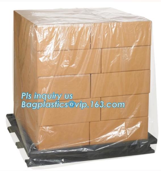 moisture proof reusable virgin plastic pallet cover, poly square bottom bag pallet top cover bags plastic vinyl cover fo