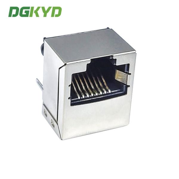 O jaque fêmea do LAN rj45 da entrada vertical da altura 12mm de KRJ-1808NL integrou o Magnetics HY951180A compatível