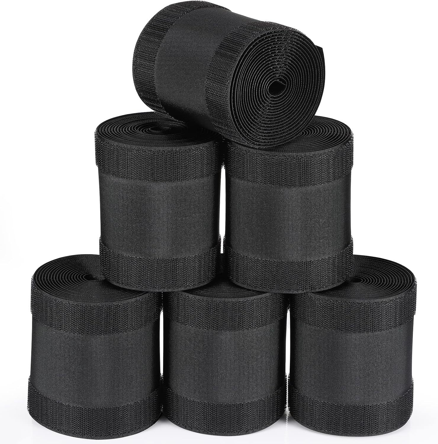 Carpet Cord Cover with Hook & Loop Grip for Secure Cable Management - Reusable & Residue-Free Durable Nylon Construction