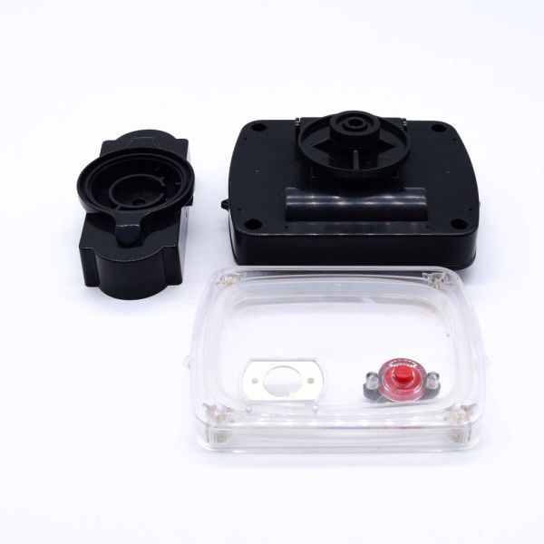 Flow Meter Body Plastic Shell Mould , Grey / Black Plastic Shell House