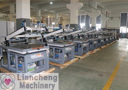 LC4060/6080/6090 Flat Bed Microcomputer automatic label screen printing press plane paper，plastic, glass ceramics
