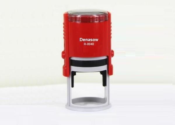Denasow Blank Round 40mm ABS Material Automatic Rubber Self Inking Stamp/Wholesale Printer Round 40MM School Suppli