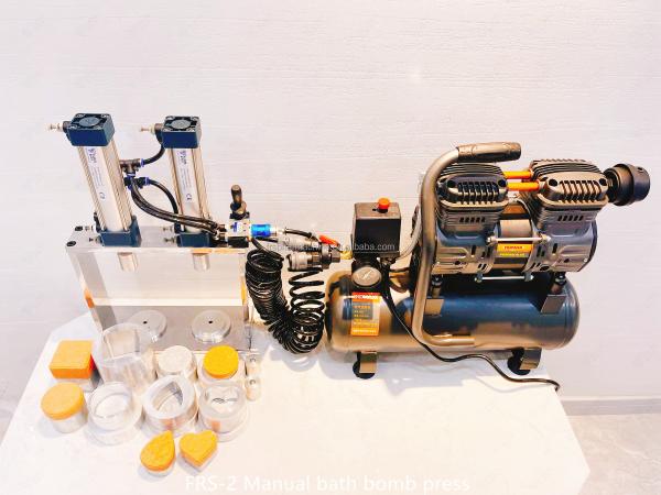 Hot Sale Pneumatic Manual Small Single four mold Bath Fizzer Bath Bombs Press Making Forming Machine