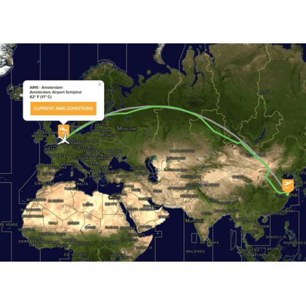 Direct Air Cargo Freight Forwarding Service China To Amsterdam Netherlands