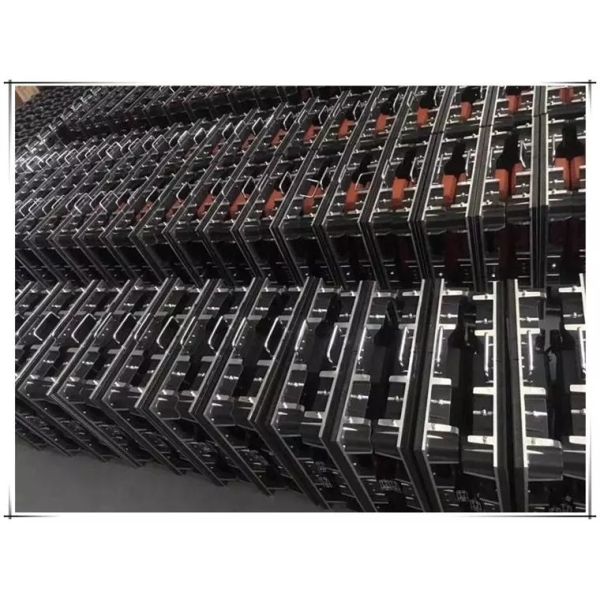 Модуль П6 П8 П10 полного цвета дисплея СИД переднего обслуживания на открытом воздухе изогнутый с магнитом