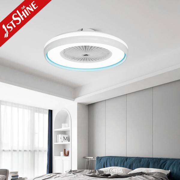6 Escolha de velocidade 1stshine LED ventilador de teto com luz LED dimmable e controle inteligente APP