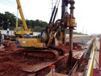 Grande Rig Machinery Max Torque de empilhamento hidráulico 80kNm KR80A Máximo Perfuração Diâmetro 1000mm Máximo Perfuração Profundidade 28m