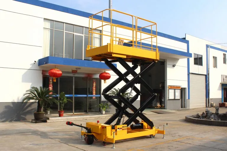 Batería 2000kg elevadores móviles eléctricos de tijeras