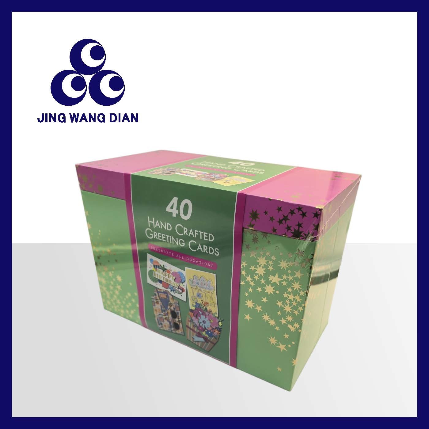Eco Friendly Custom Printed Greeting Cards Boxed Greeting Cards Premium