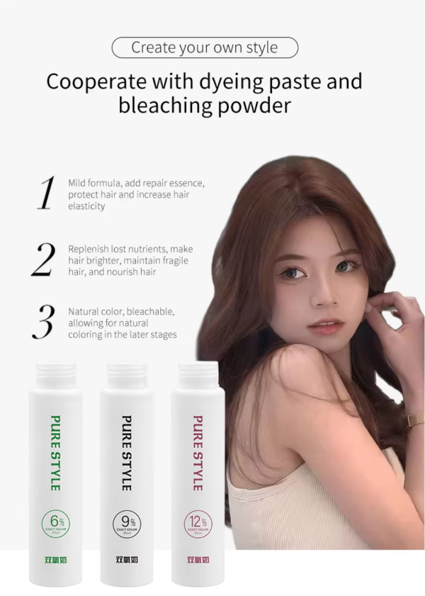 6% 9% 12% Oxidant Hair Developer Cream 100ml for Hair Color Fading Natural Hair Peroxide Cream OEM Hair Color Manufacturer