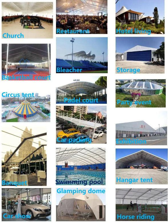 500 People Arch Shape Roof Catering Big Dome Arcum Tent Building Hall For Outdoor Banquet Event