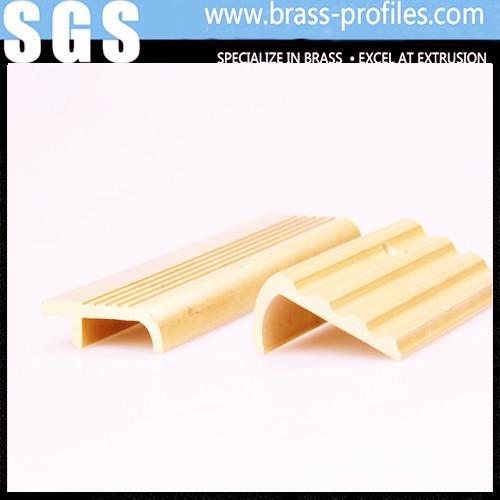 Extruded Brass Decorative Staircase Non-slip Brass Extrusion Nosings