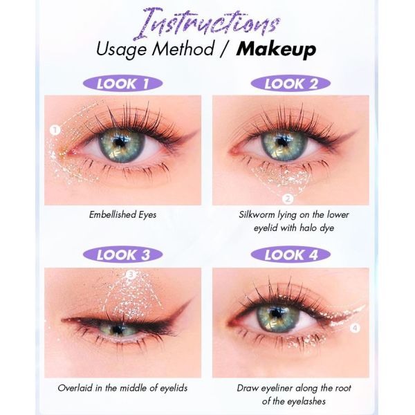 1.8g Duochrome Liquid Eyeshadow Gel Shimmer Eyeshadow 6 Colors Optional