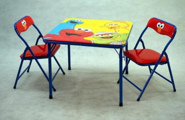 Easy Cleaning Childrens Folding Table Stability and Noise Free Childrens Folding Desk