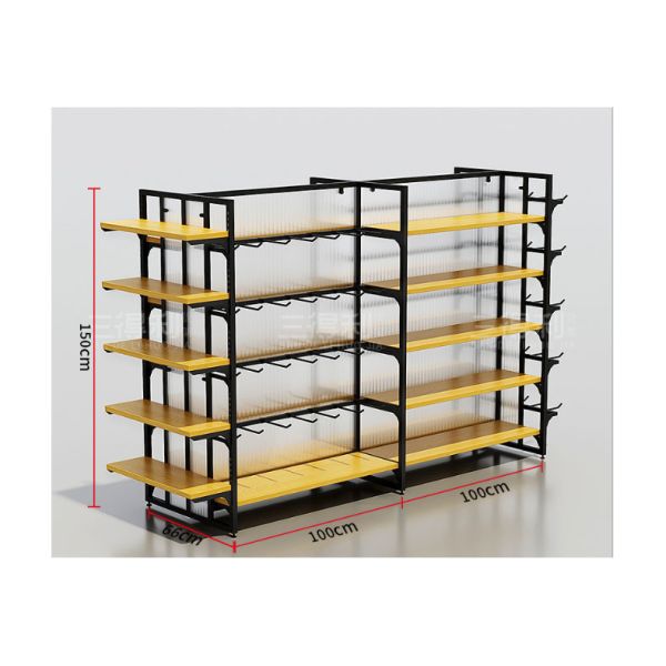 Optional Layer Design Miniso Pegboard Display Rack for Boutique Store and Market