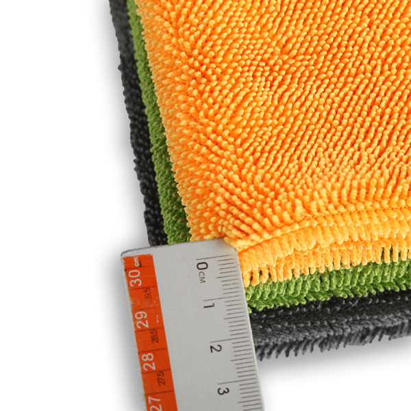 Корпия ткани чистки автомобиля Microfiber кучи извива вещество-поглотителя ткани мойки супер быстрая суша большая свободная от