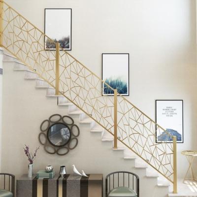 Attic Partition Modern Metal Stair Railing Bar Bracket Handrail Design