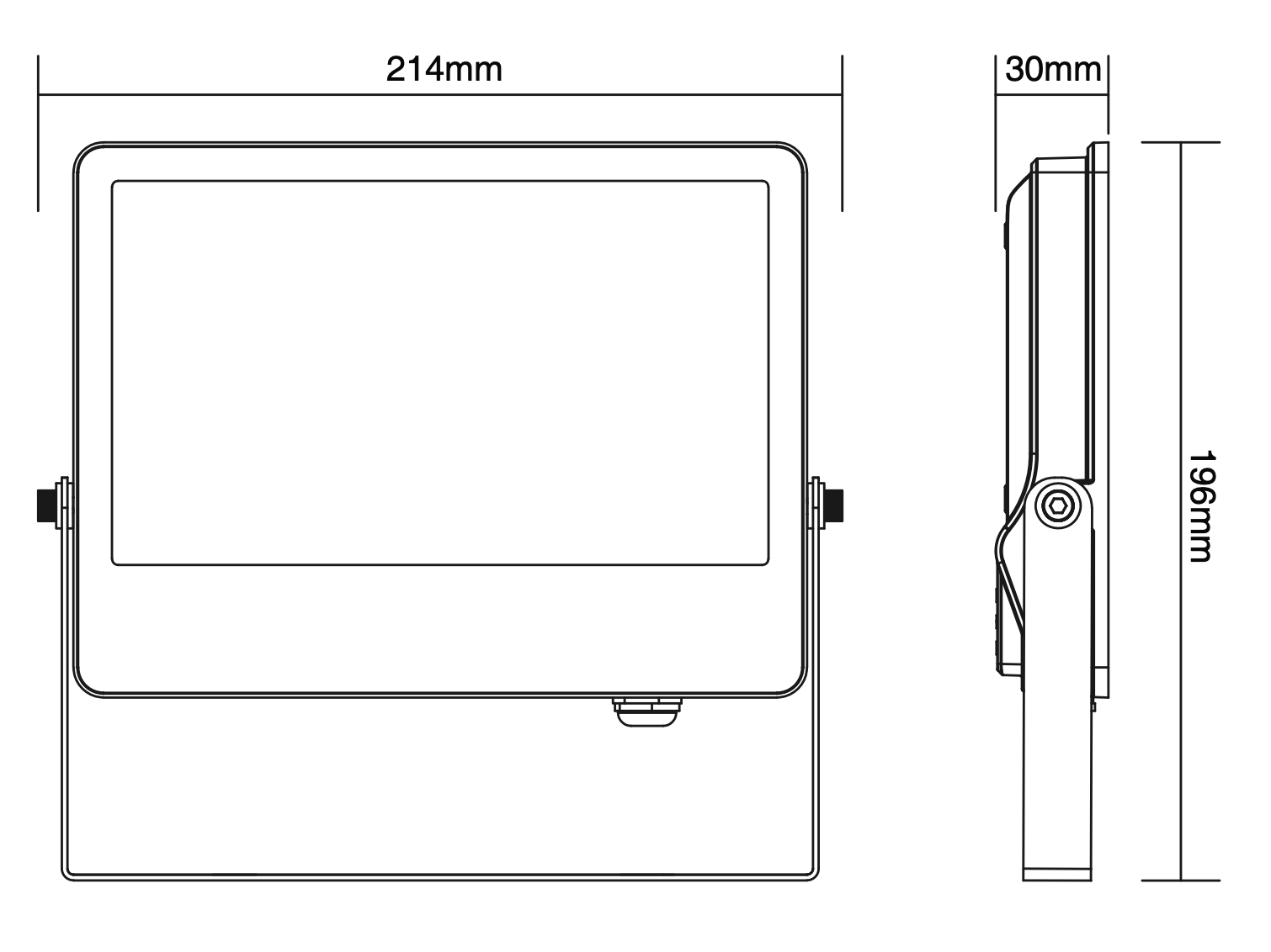 CCT IP65 50W LED Flood Light Waterproof Outdoor With PIR Motion Sensor